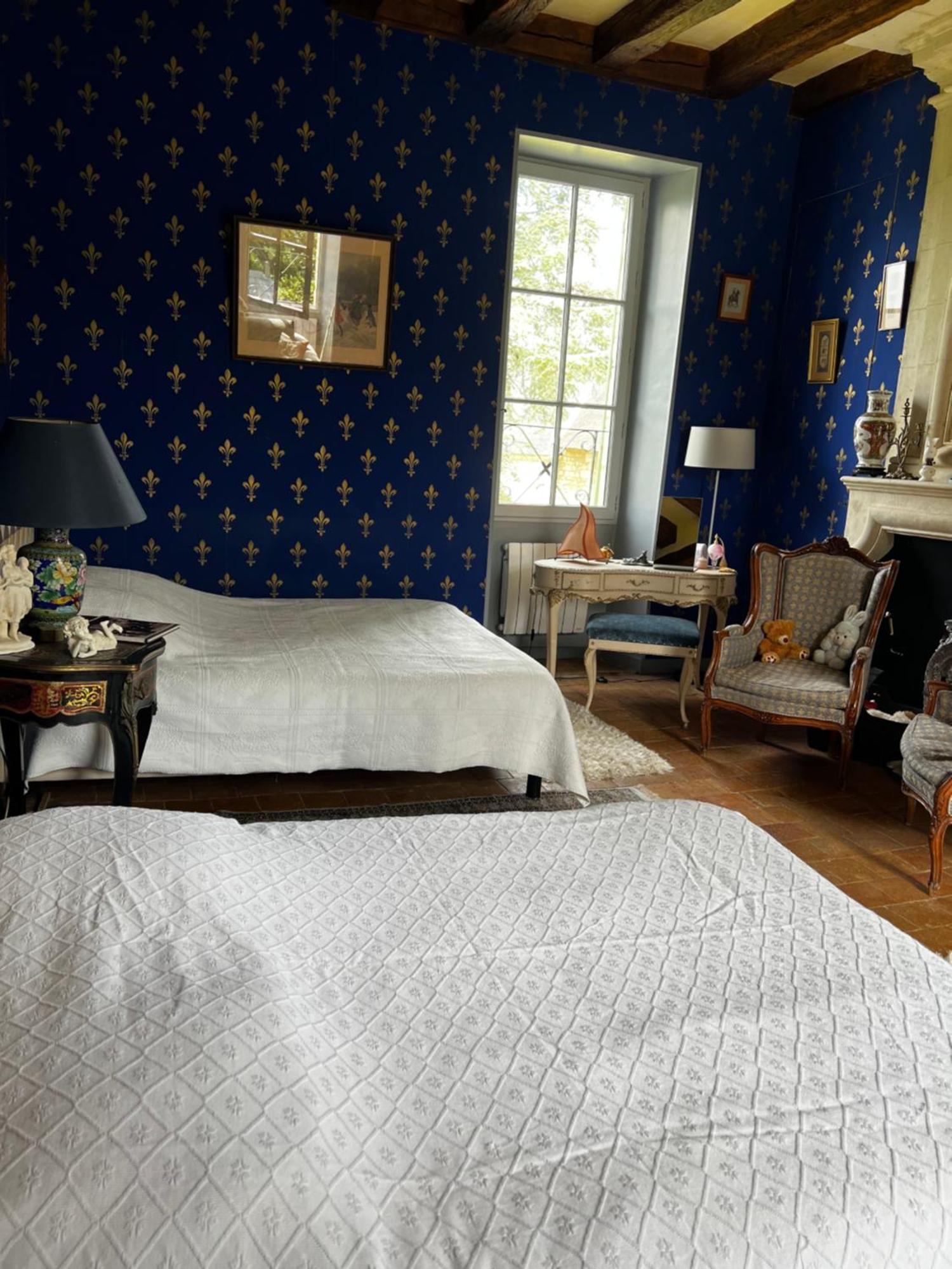 Chateau De La Thibaudiere Bois Savary - Chambre Familiale Du Roi Allonnes  Exteriér fotografie